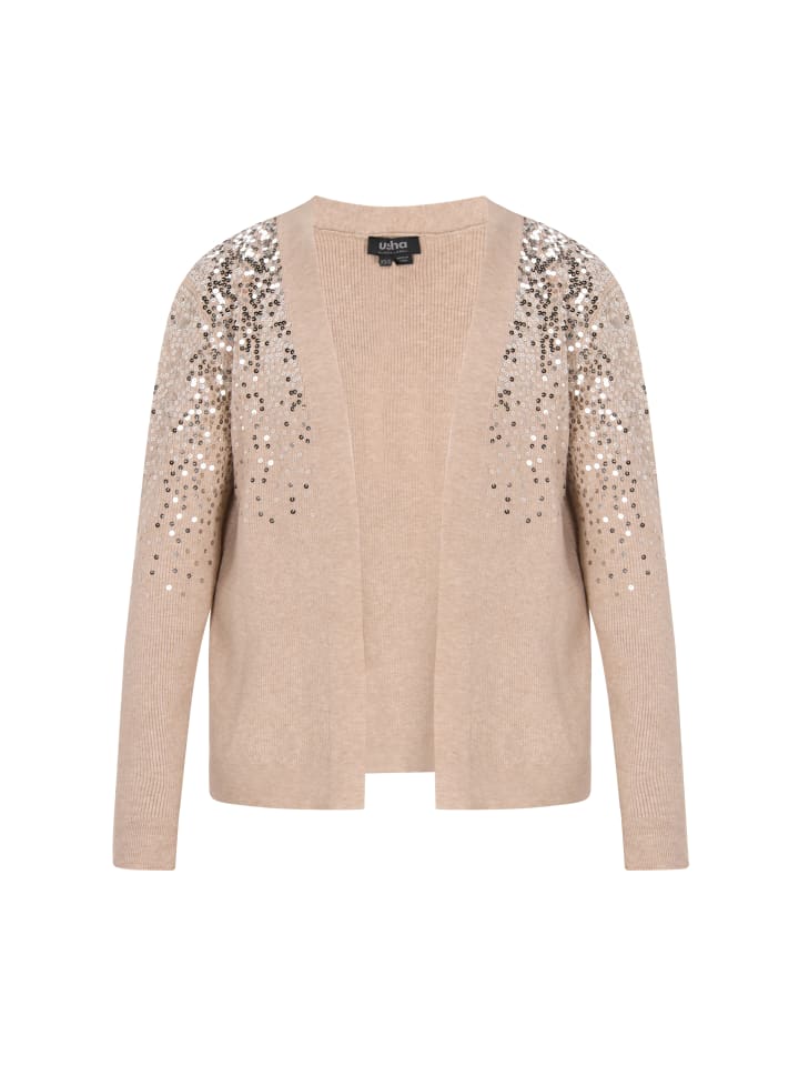 Usha BLACK LABEL Женский кардиган бежевого цвета
Usha BLACK LABEL Женский кардиган бежевого цвета