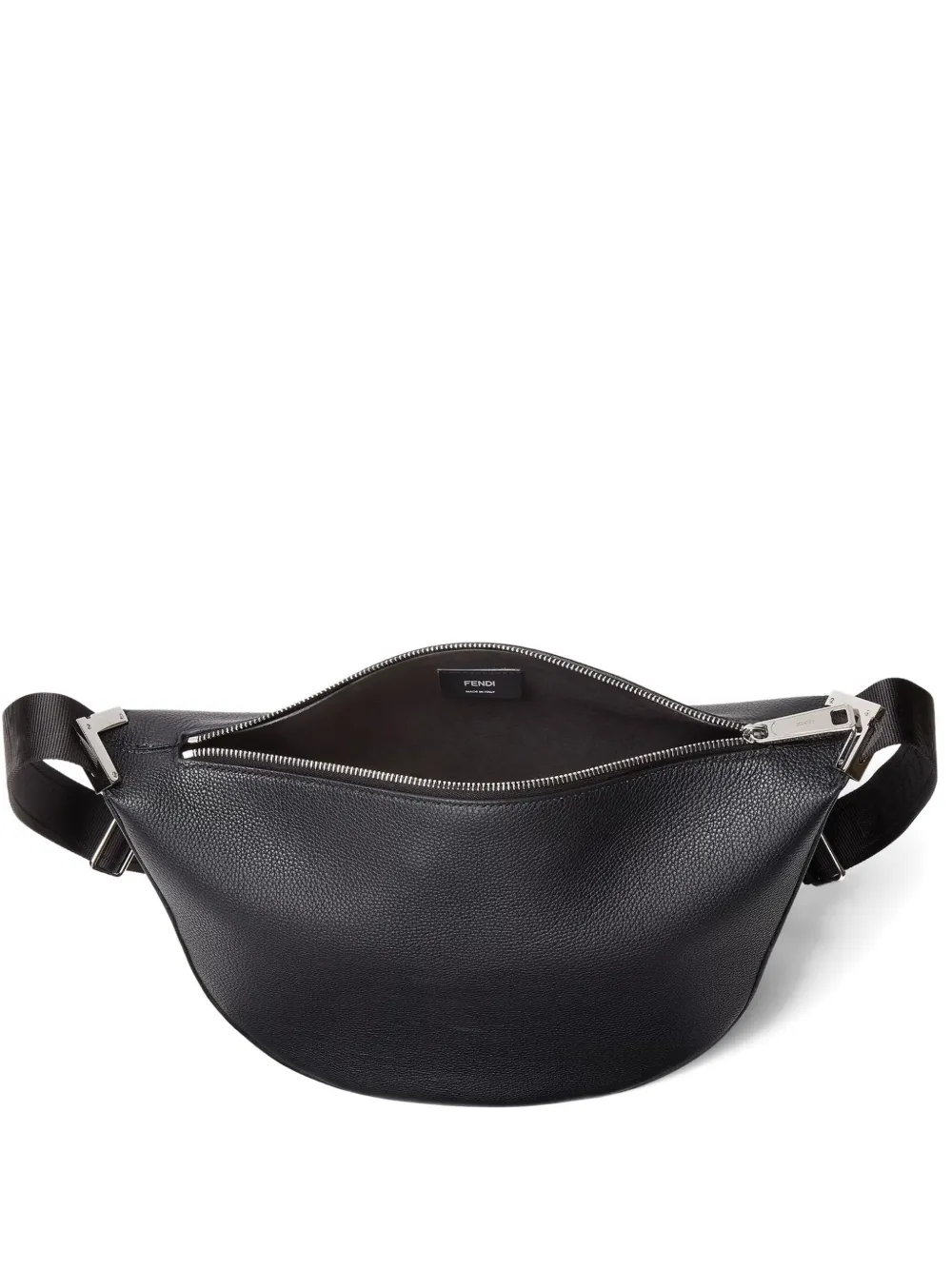 Сумка через плечо с логотипом и закругленными углами FENDI, черный
Сумка через плечо с логотипом и закругленными углами FENDI, черный
