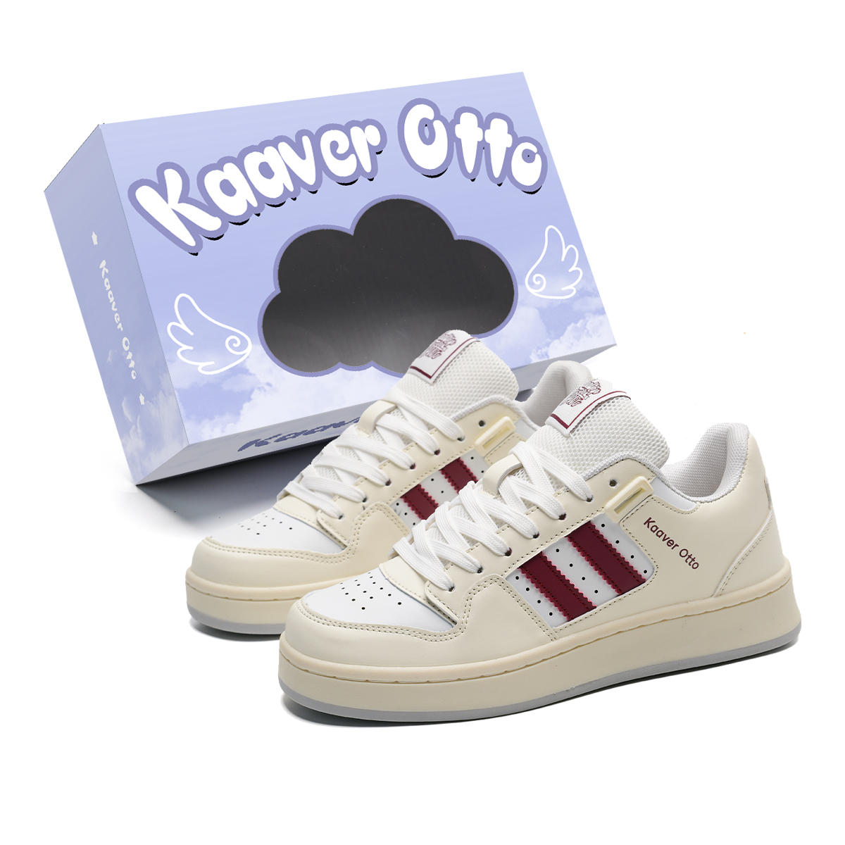 KAAVER OTTO Износостойкие и легкие низкие скейтерские кроссовки унисекс белый черный бежевый бордовый, цвет Beige Burgundy
KAAVER OTTO Износостойкие и легкие низкие скейтерские кроссовки унисекс белый черный бежевый бордовый, цвет Beige Burgundy
