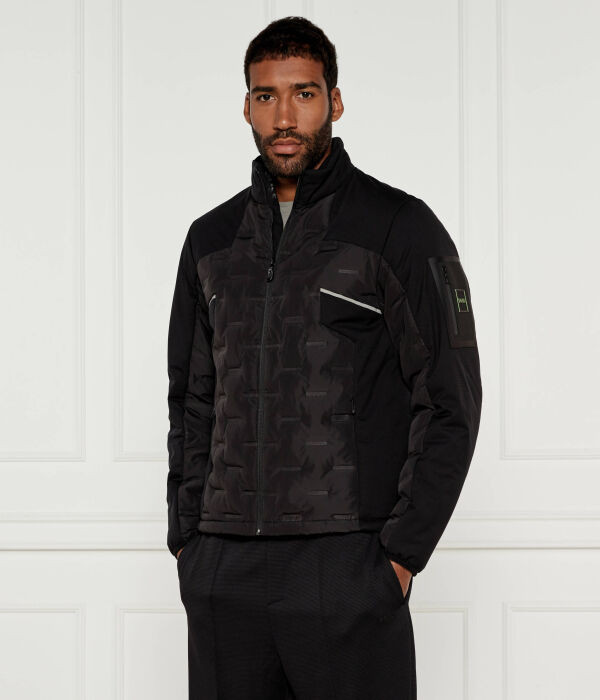 Куртка мужская Boss Green комбинированная с воротником-стойкой, черный
Куртка мужская Boss Green комбинированная с воротником-стойкой, черный