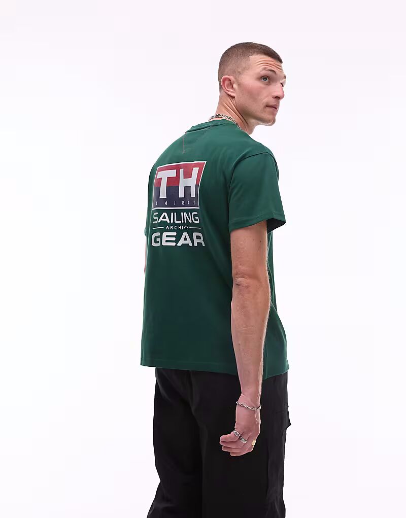 Футболка с логотипом Tommy Hilfiger sailing темно-зеленого цвета
Футболка с логотипом Tommy Hilfiger sailing темно-зеленого цвета