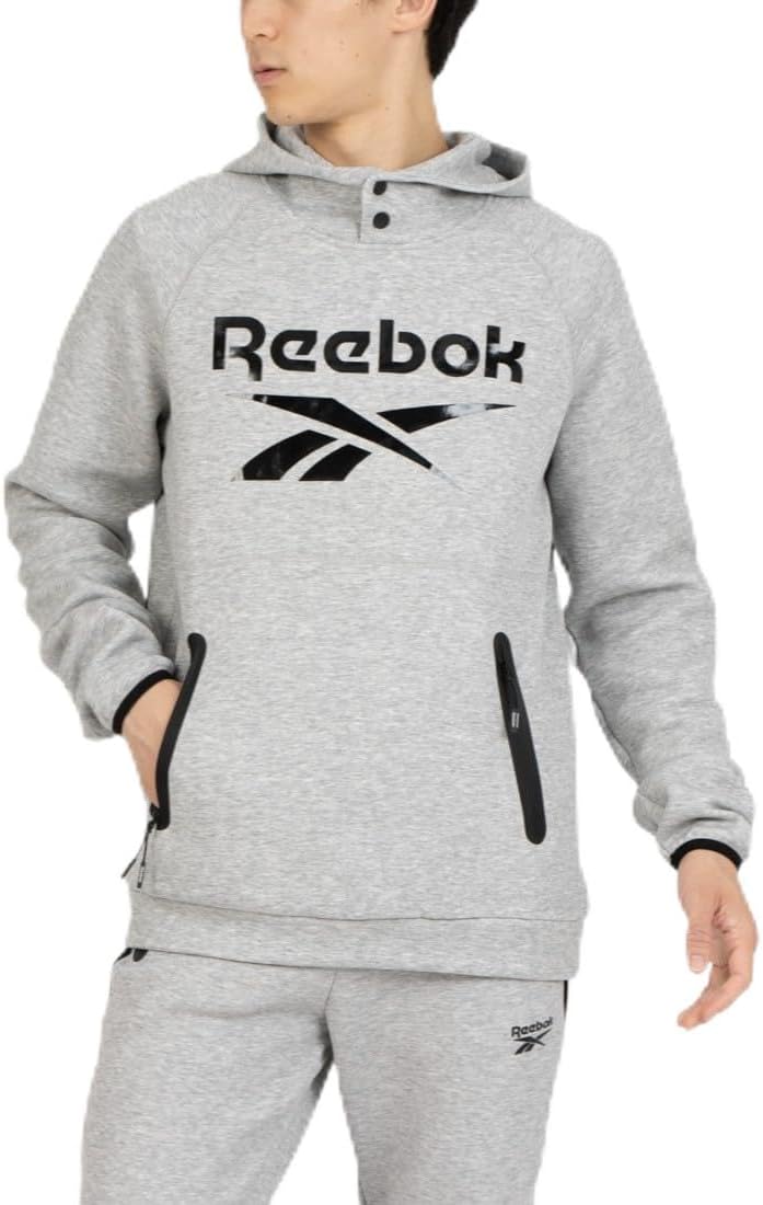 Мужская толстовка с капюшоном Reebok с логотипом, серый
Мужская толстовка с капюшоном Reebok с логотипом, серый