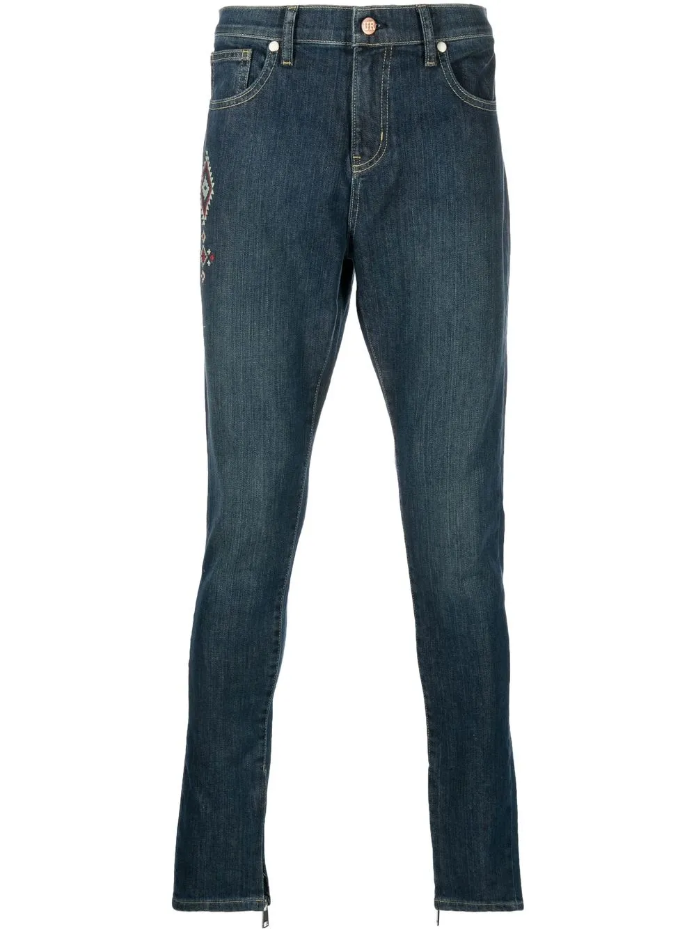 Джинсы скинни с вышивкой United Rivers, синий
Джинсы скинни с вышивкой United Rivers, синий