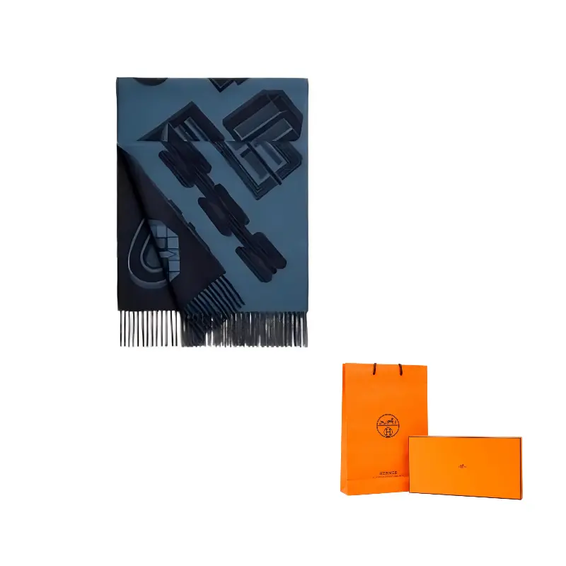 HERMES Шарфы из кашемира мужские Blue
HERMES Шарфы из кашемира мужские Blue