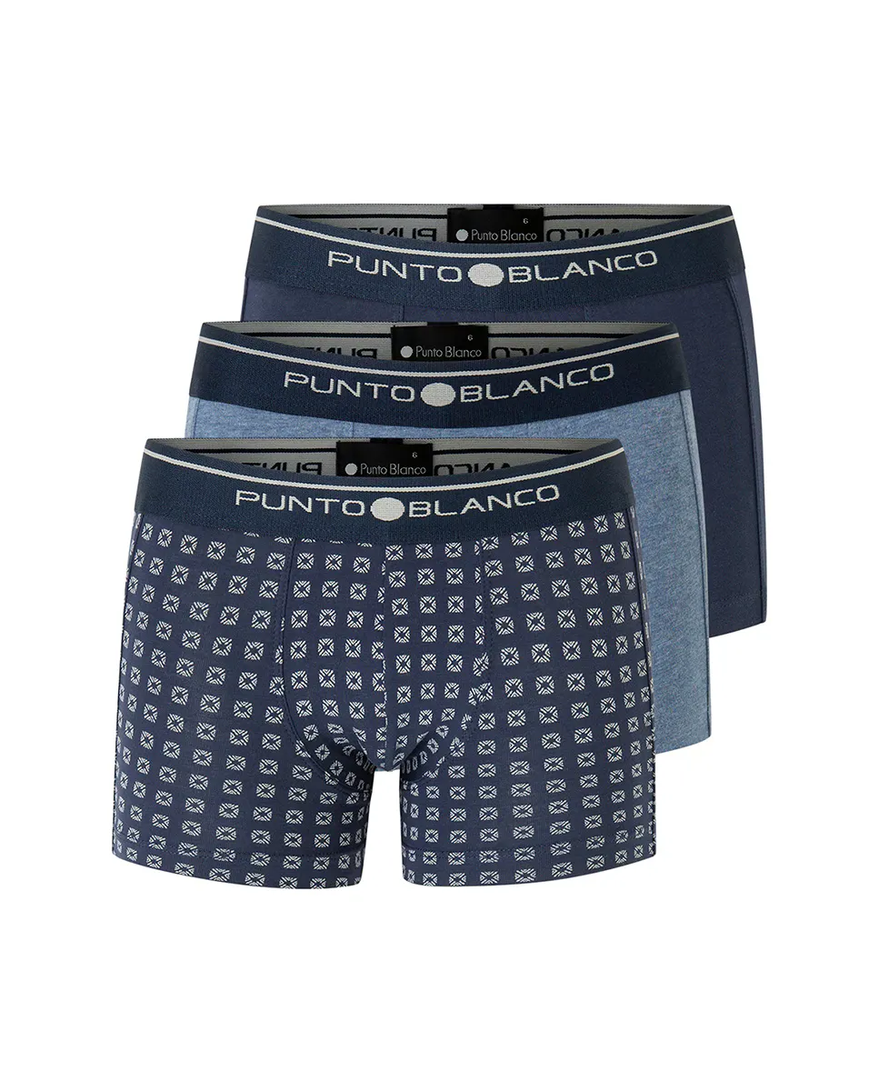 Набор из 3 боксеров для мальчиков с логотипом на талии Punto Blanco, многоцветный
Набор из 3 боксеров для мальчиков с логотипом на талии Punto Blanco, многоцветный