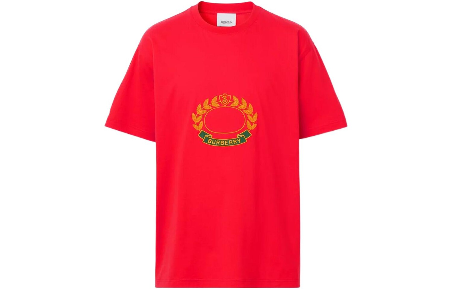 Футболка свободного кроя из хлопка с изображением дубового листа Burberry, красный
Футболка свободного кроя из хлопка с изображением дубового листа Burberry, красный