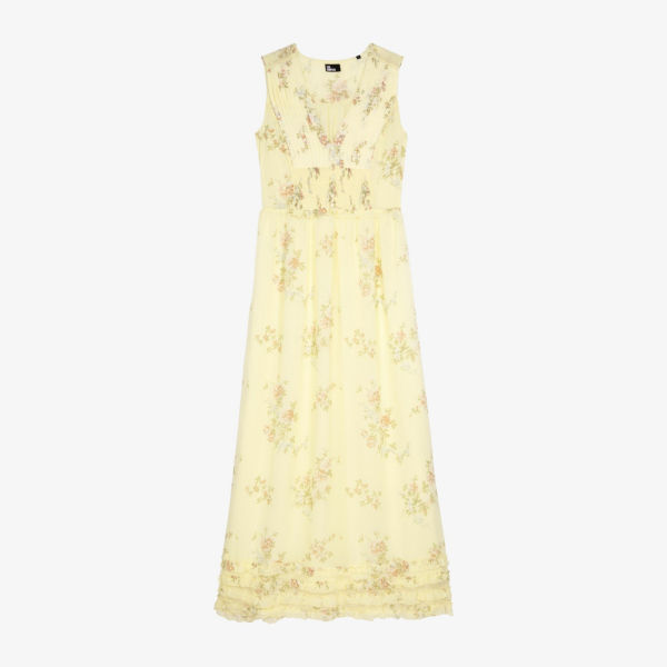 Платье макси The Kooples с цветочным принтом, желтый
Платье макси The Kooples с цветочным принтом, желтый