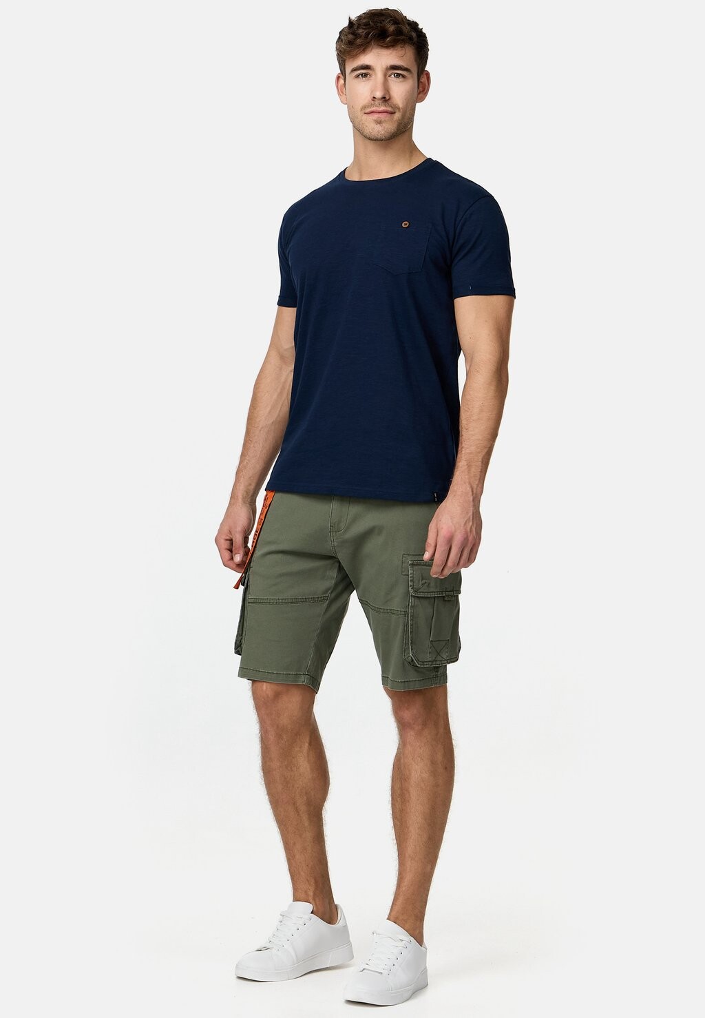 Базовая футболка Jon INDICODE JEANS, темно-синяя
Базовая футболка Jon INDICODE JEANS, темно-синяя