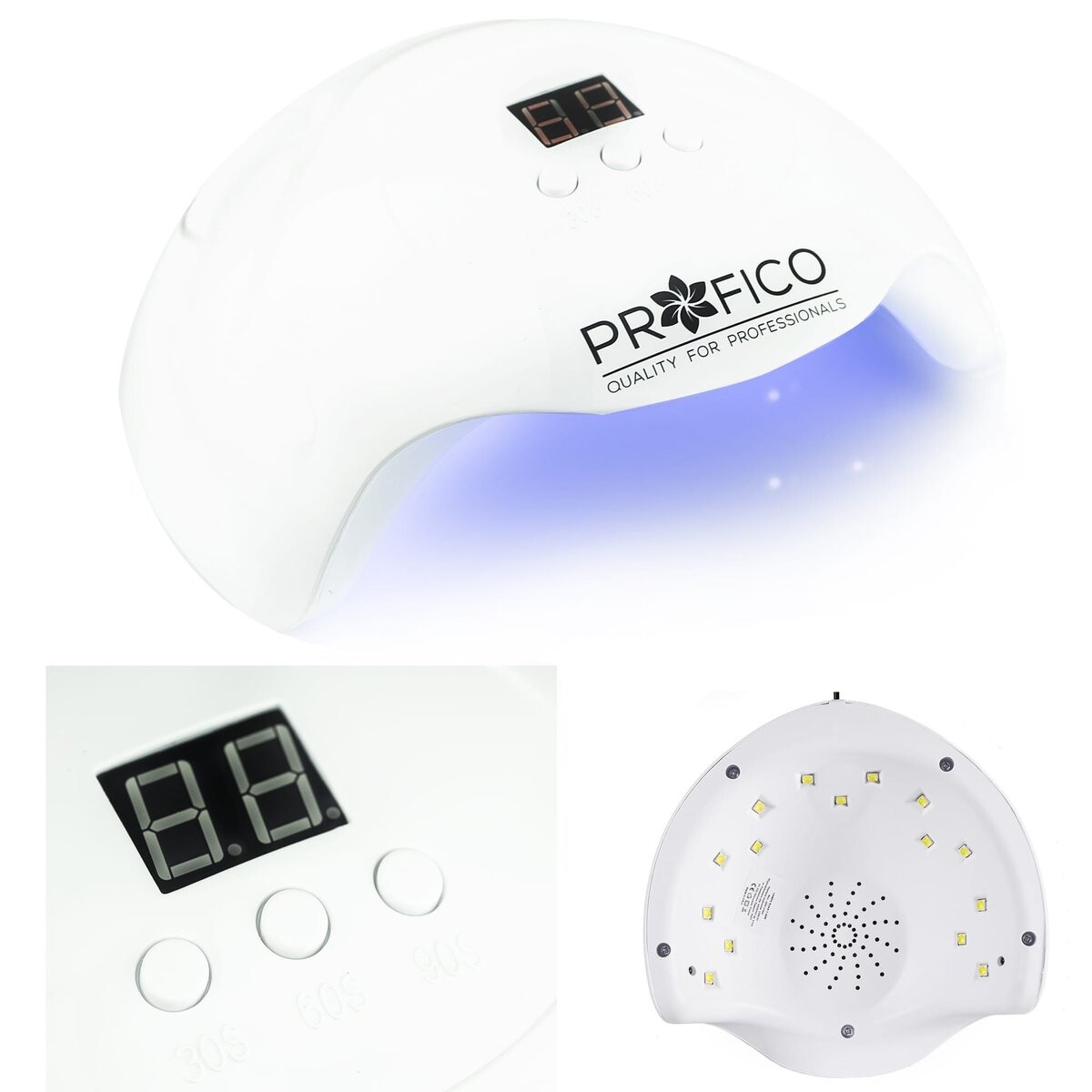 Лампа для ногтей Profico UV/LED 48 Вт DUAL для маникюра и педикюра Inna 
Лампа для ногтей Profico UV/LED 48 Вт DUAL для маникюра и педикюра Inna