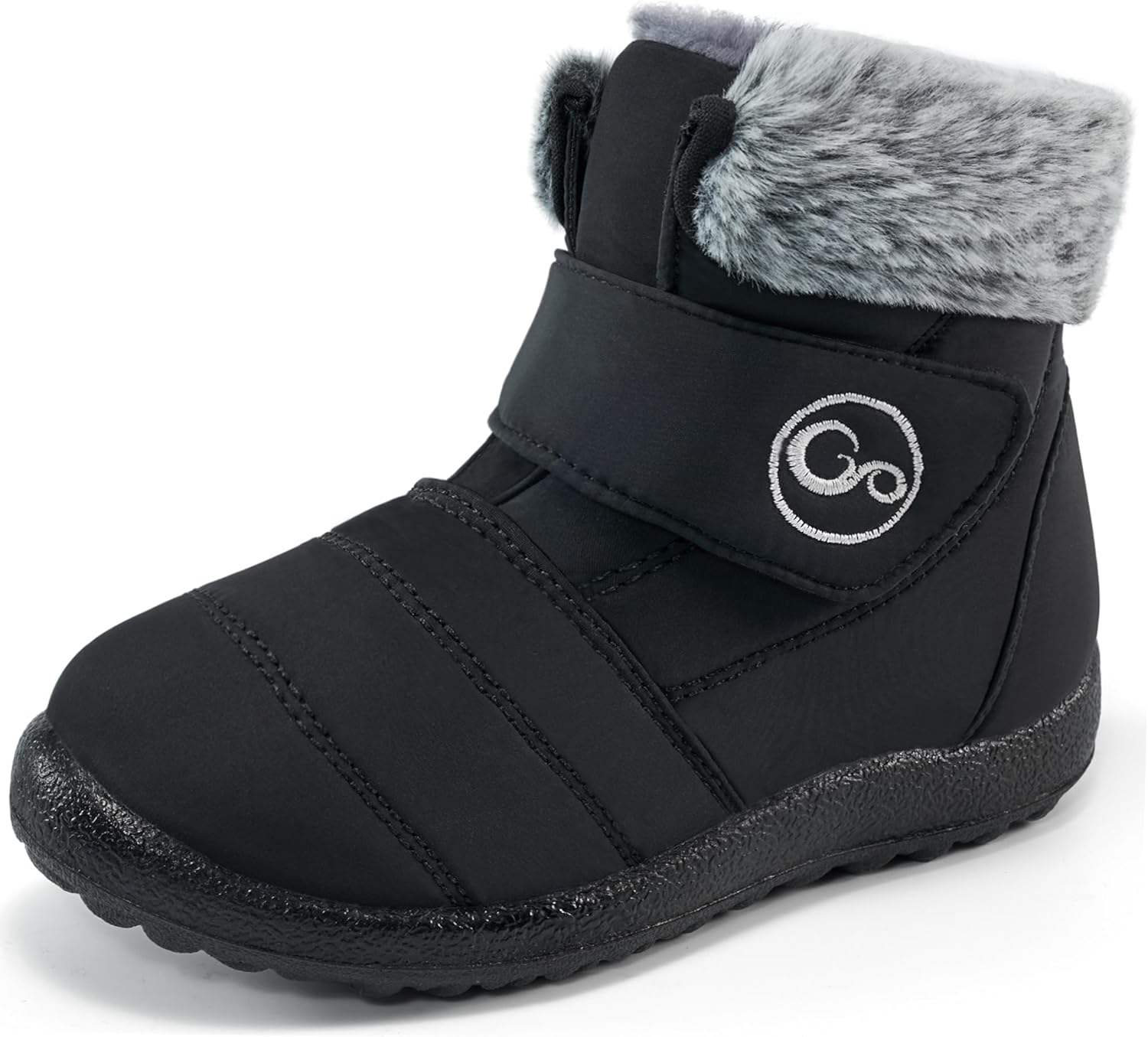 Зимние сапожки FUDYNMALC для девочек и мальчиков - удобная и теплая зимняя обувь для малышей, водонепроницаемые легкие детские ботиночки для прогулок на улице, Black
Зимние сапожки FUDYNMALC для девочек и мальчиков - удобная и теплая зимняя обувь для малышей, водонепроницаемые легкие детские ботиночки для прогулок на улице, Black