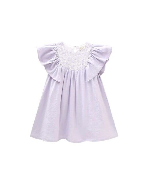 Платье для девочки с рюшами на рукавах и вышивкой на кокетке Dadati, сиреневый
Платье для девочки с рюшами на рукавах и вышивкой на кокетке Dadati, сиреневый