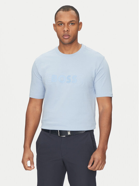 Футболка обычного кроя 50531271 Boss, голубой
Футболка обычного кроя 50531271 Boss, голубой