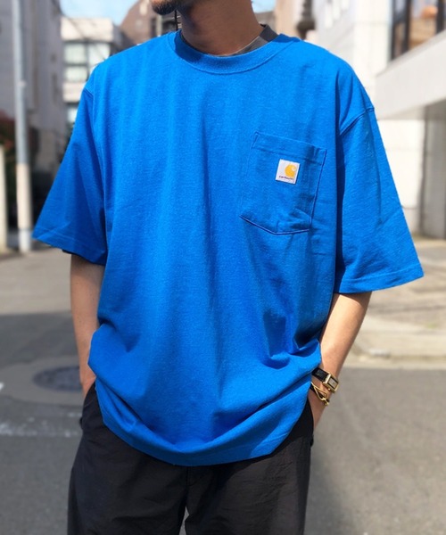 Рабочая футболка Carhartt с коротким рукавом, синяя
Рабочая футболка Carhartt с коротким рукавом, синяя