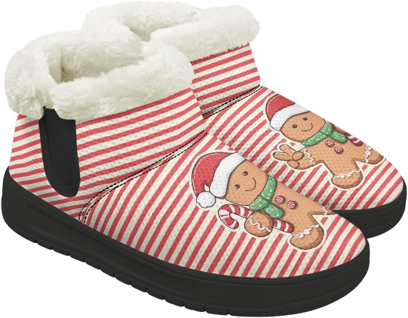 Рождественские ботинки Forchrinse для женщин и мужчин, зимние пушистые снежные ботильоны, удобные теплые короткие ботинки для прогулок, Christmas Gingerbread Man
Рождественские ботинки Forchrinse для женщин и мужчин, зимние пушистые снежные ботильоны, удобные теплые короткие ботинки для прогулок, Christmas Gingerbread Man