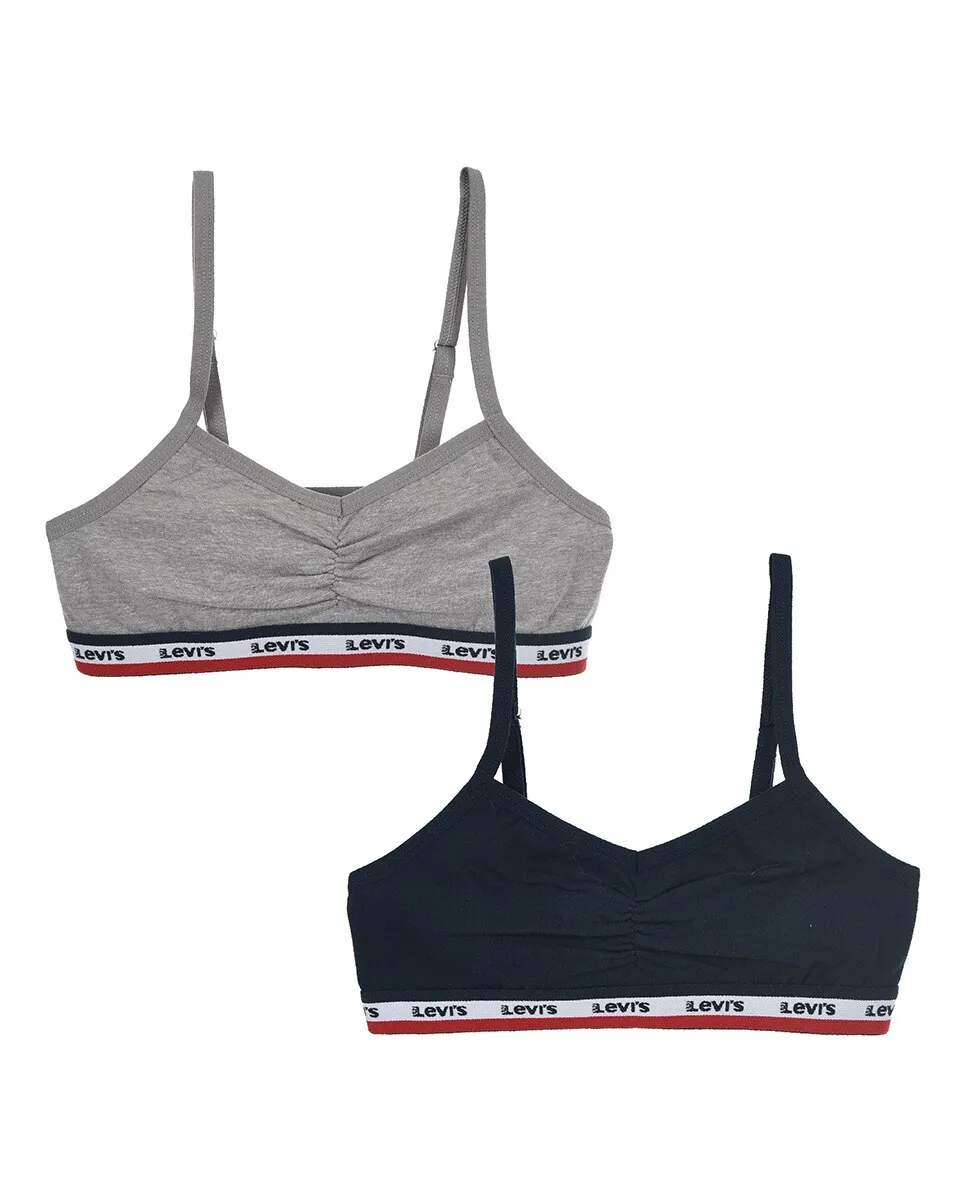 Бюстгальтер для девочки темно-синего цвета Levi's
Бюстгальтер для девочки темно-синего цвета Levi's