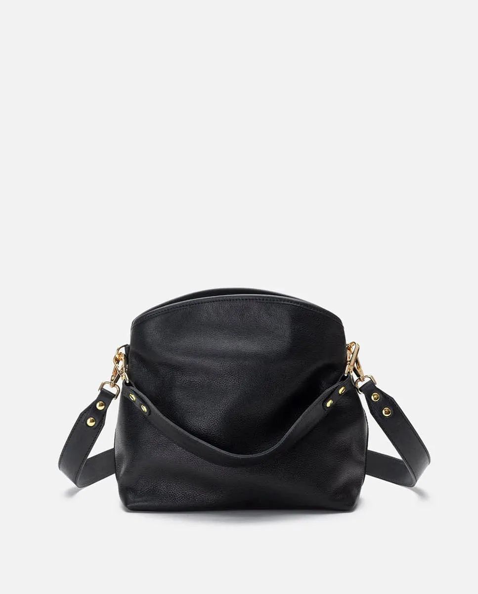 Сумка через плечо из кожи Juniper среднего размера с магнитной застежкой Mercules, черный
Сумка через плечо из кожи Juniper среднего размера с магнитной застежкой Mercules, черный