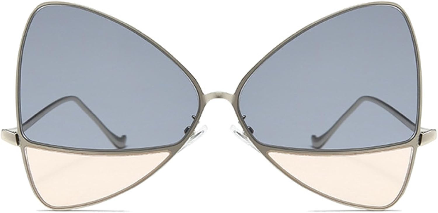 Винтажные солнцезащитные очки-бабочки для женщин, металлическая оправа, двухцветные солнцезащитные очки, модные женские солнцезащитные очки большого размера «кошачий глаз» mincl, Black
Винтажные солнцезащитные очки-бабочки для женщин, металлическая оправа, двухцветные солнцезащитные очки, модные женские солнцезащитные очки большого размера «кошачий глаз» mincl, Black