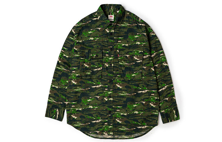 Рубашка унисекс зеленая Levi’S, зеленый
Рубашка унисекс зеленая Levi’S, зеленый