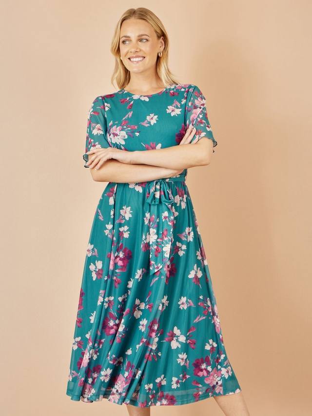 Сетчатое платье миди с цветочным принтом Yumi, Teal
Сетчатое платье миди с цветочным принтом Yumi, Teal