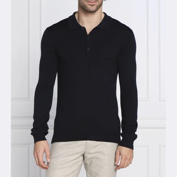 Рубашка-Поло приталенного кроя из шерсти San Pepe Hugo, синий
Рубашка-Поло приталенного кроя из шерсти San Pepe Hugo, синий