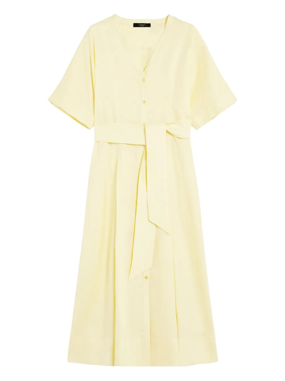 Платье миди на пуговицах с поясом Weekend Max Mara, желтый
Платье миди на пуговицах с поясом Weekend Max Mara, желтый