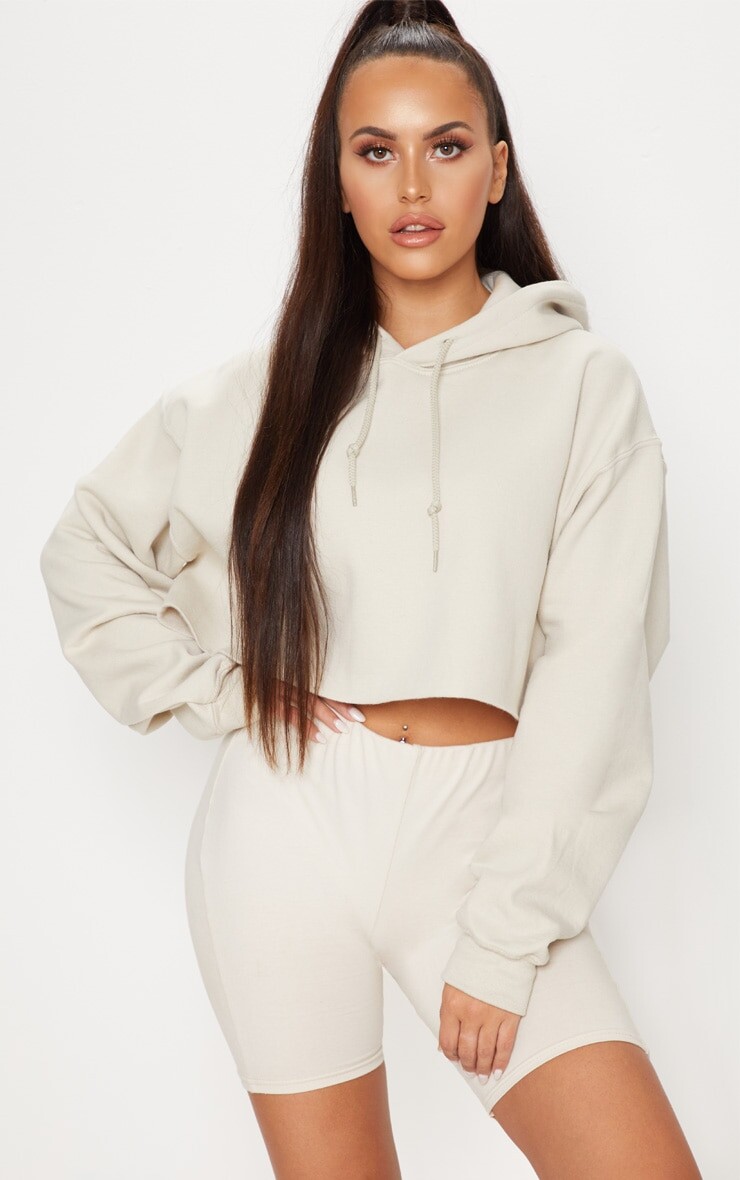 PrettyLittleThing Укороченное спортивное худи оверсайз песочного цвета, Бежевый, PrettyLittleThing Укороченное спортивное худи оверсайз песочного цвета
PrettyLittleThing Укороченное спортивное худи оверсайз песочного цвета, Бежевый, PrettyLittleThing Укороченное спортивное худи оверсайз песочного цвета