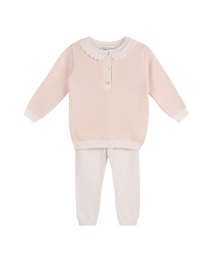 Комплект вязаных изделий с шевронами для девочек - Baby, Little Kid Feltman Brothers, розовый
Комплект вязаных изделий с шевронами для девочек - Baby, Little Kid Feltman Brothers, розовый