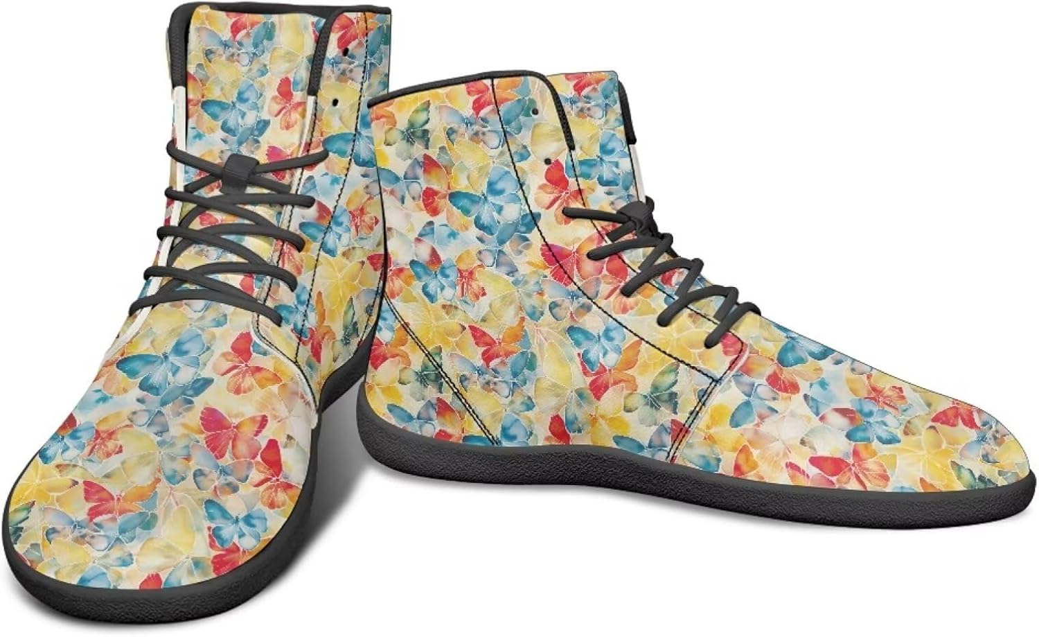 Высокие кеды с узором бабочек, обувь типа босоножек с нулевым перепадом, широкие для мужчин - кроссовки с резиновой подошвой Watdotory, Colourful Transparent Butterfly Print
Высокие кеды с узором бабочек, обувь типа босоножек с нулевым перепадом, широкие для мужчин - кроссовки с резиновой подошвой Watdotory, Colourful Transparent Butterfly Print