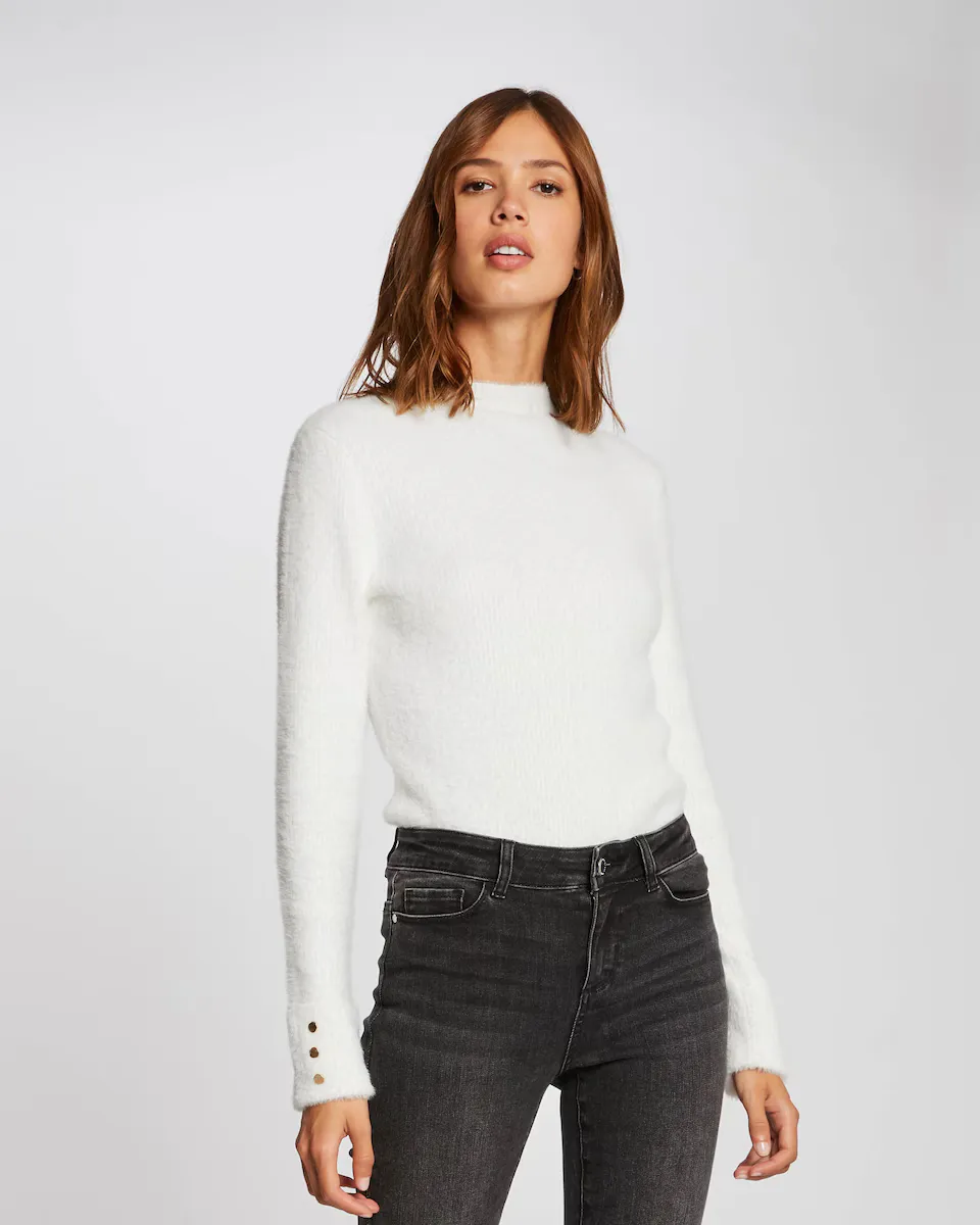 Женский бархатный свитер вязки с высоким воротником Morgan, цвет Crudo
Женский бархатный свитер вязки с высоким воротником Morgan, цвет Crudo