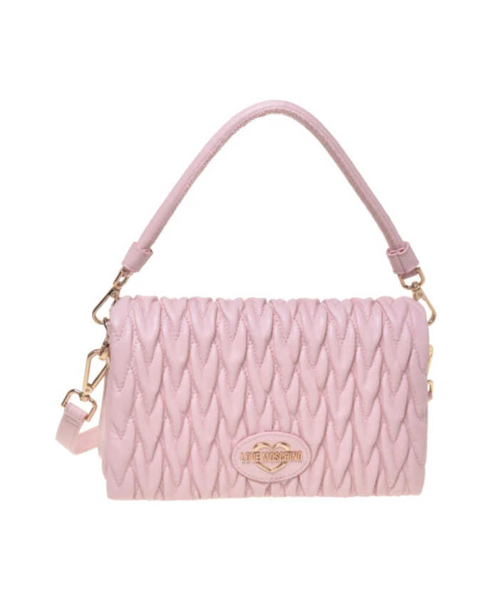 Позолоченная сумка с логотипом и застежкой-молнией Love Moschino, розовый
Позолоченная сумка с логотипом и застежкой-молнией Love Moschino, розовый