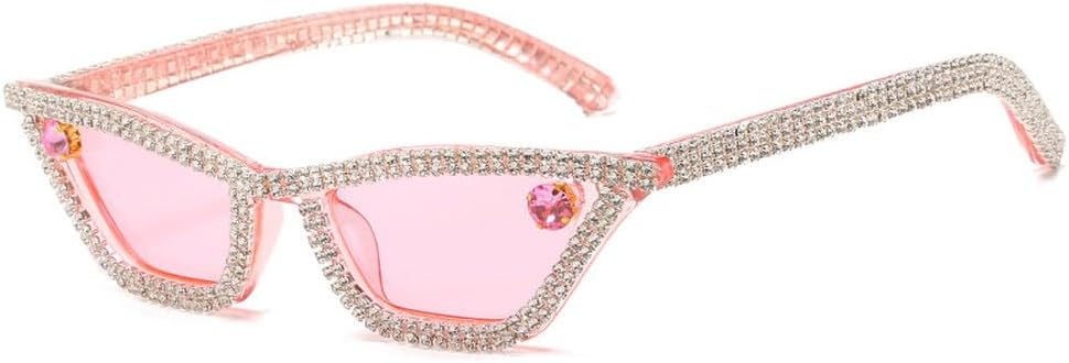 Модные женские солнцезащитные очки с бриллиантами, винтажные, маленькие, со стразами, в форме «кошачьего глаза», женские, с кристаллами, красные, стильные TKKTLLT, Pink-pink
Модные женские солнцезащитные очки с бриллиантами, винтажные, маленькие, со стразами, в форме «кошачьего глаза», женские, с кристаллами, красные, стильные TKKTLLT, Pink-pink