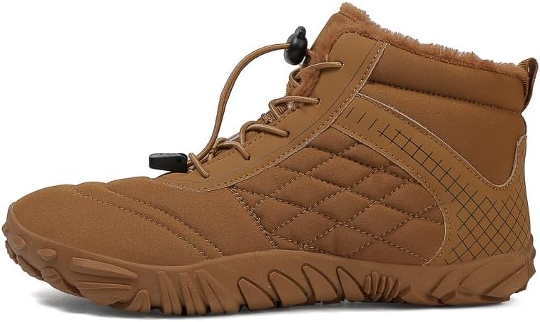 Универсальные походные ботинки для ходьбы, Водонепроницаемые зимние ботинки для снега с широким носком и нескользящей подошвой с нулевым перепадом высоты для мужчин и женщин, для походов и прогулок на открытом воздухе Hhhchpm, коричневый
Универсальные походные ботинки для ходьбы, Водонепроницаемые зимние ботинки для снега с широким носком и нескользящей подошвой с нулевым перепадом высоты для мужчин и женщин, для походов и прогулок на открытом воздухе Hhhchpm, коричневый