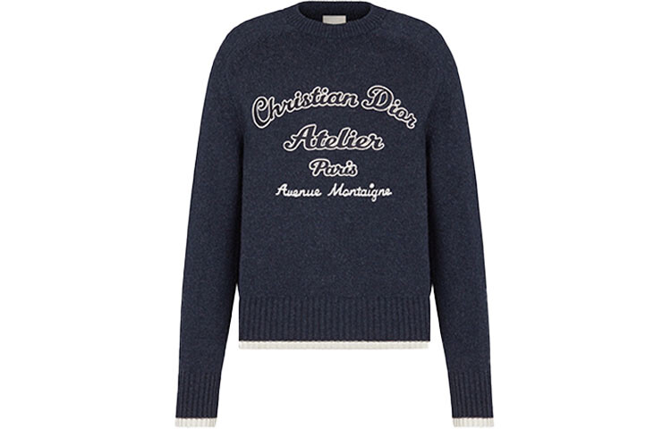 Ежеквартальные новинки свитер мужской синий Dior, синий
Ежеквартальные новинки свитер мужской синий Dior, синий