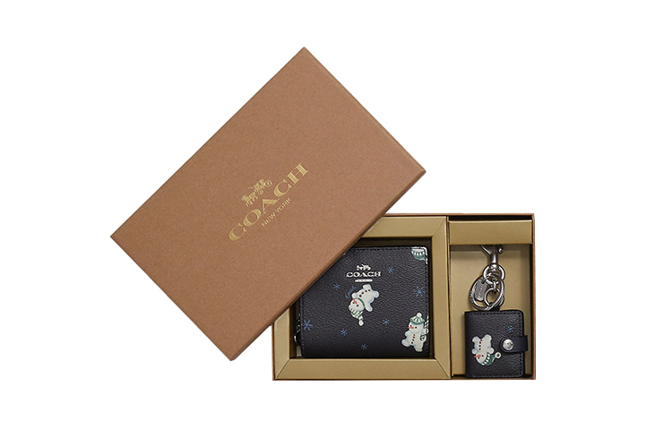 COACH Кожаный кошелек на молнии унисекс черный
COACH Кожаный кошелек на молнии унисекс черный