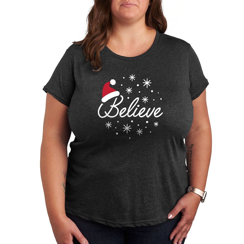 Футболка Plus Believe With Santa Hat с рисунком Licensed Character, цвет Charcoal Gray
Футболка Plus Believe With Santa Hat с рисунком Licensed Character, цвет Charcoal Gray
