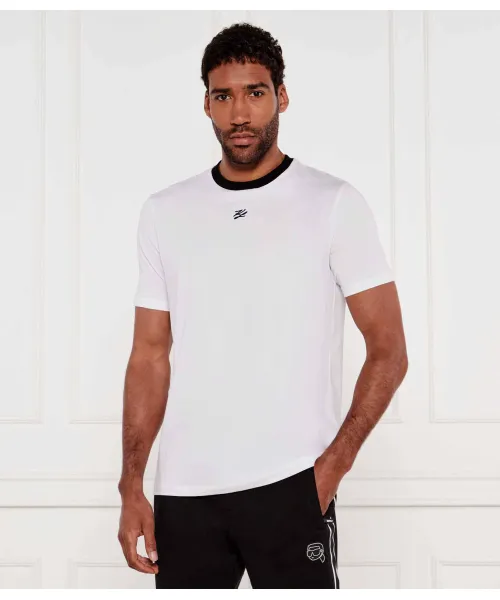 Футболка Slim fit Karl Lagerfeld, белый 
Футболка Slim fit Karl Lagerfeld, белый