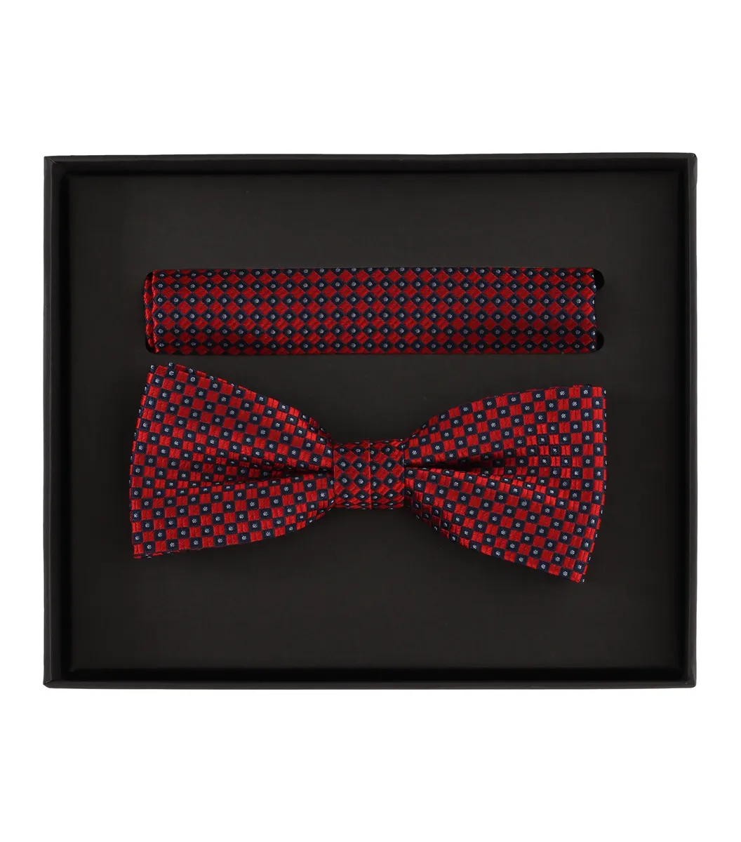 Галстук-бабочка VENTI "Комплект из галстука-бабочки и нагрудного платка VENTI с рисунком", красный
Галстук-бабочка VENTI "Комплект из галстука-бабочки и нагрудного платка VENTI с рисунком", красный