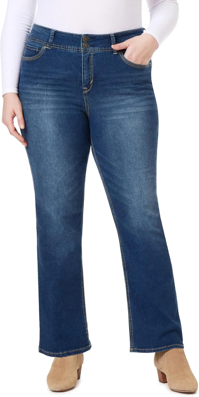 Джинсы WallFlower Luscious Curvy Bootcut для женщин, Mid-Rise Insta Stretch Denim
Джинсы WallFlower Luscious Curvy Bootcut для женщин, Mid-Rise Insta Stretch Denim