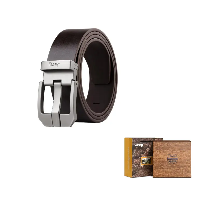 Кожаный ремень из коровьей кожи мужской 3,75 см Jeep, темно-coffee
Кожаный ремень из коровьей кожи мужской 3,75 см Jeep, темно-coffee