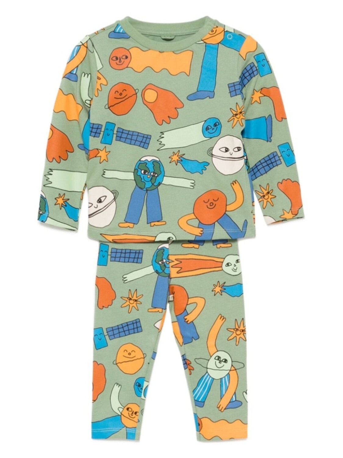Спортивный костюм с графическим принтом по всей поверхности Stella McCartney Kids, зеленый
Спортивный костюм с графическим принтом по всей поверхности Stella McCartney Kids, зеленый