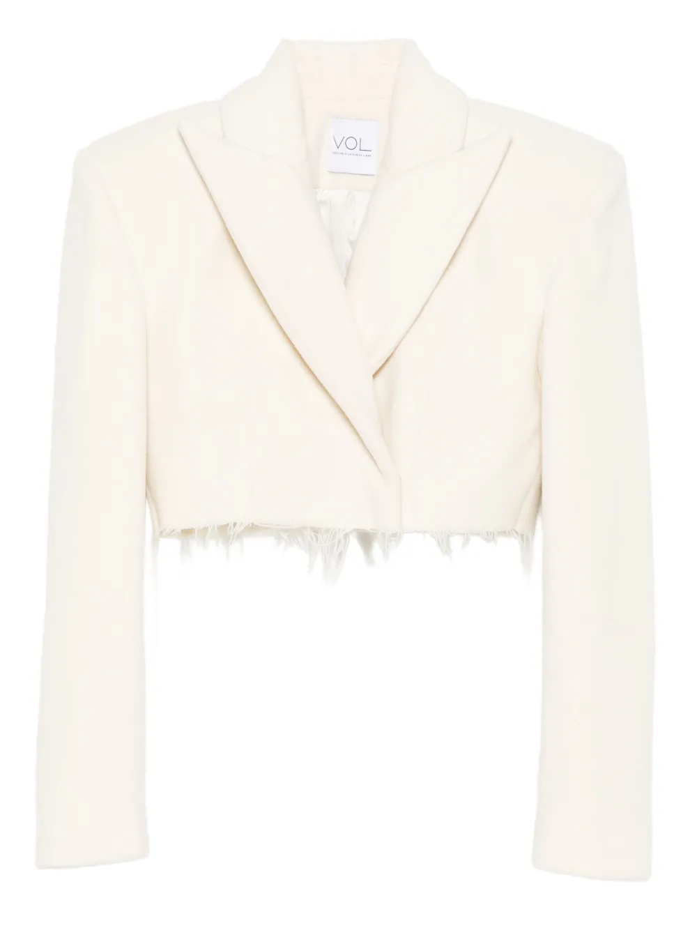 Кашемировый жакет с бахромой по низу Vestiaire d'un Oiseau Libre, белый
Кашемировый жакет с бахромой по низу Vestiaire d'un Oiseau Libre, белый