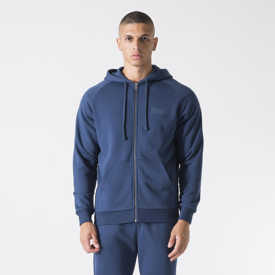 EVERLAST Флисовая куртка с капюшоном цвета штормовой синий из хлопка и полиэстера
EVERLAST Флисовая куртка с капюшоном цвета штормовой синий из хлопка и полиэстера