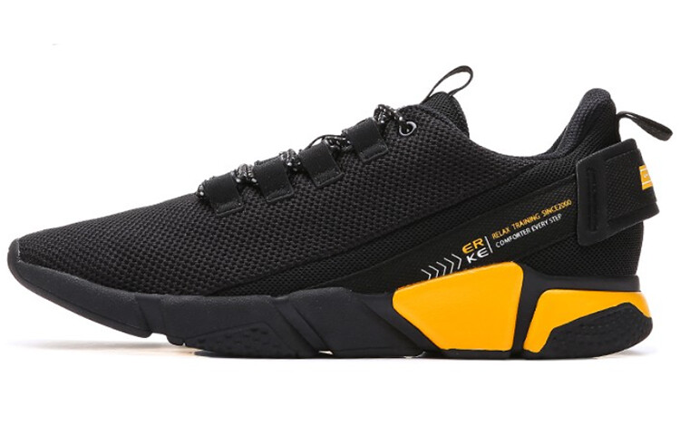 Кроссовки мужские низкие черный/желтый Erke
Кроссовки мужские низкие черный/желтый Erke