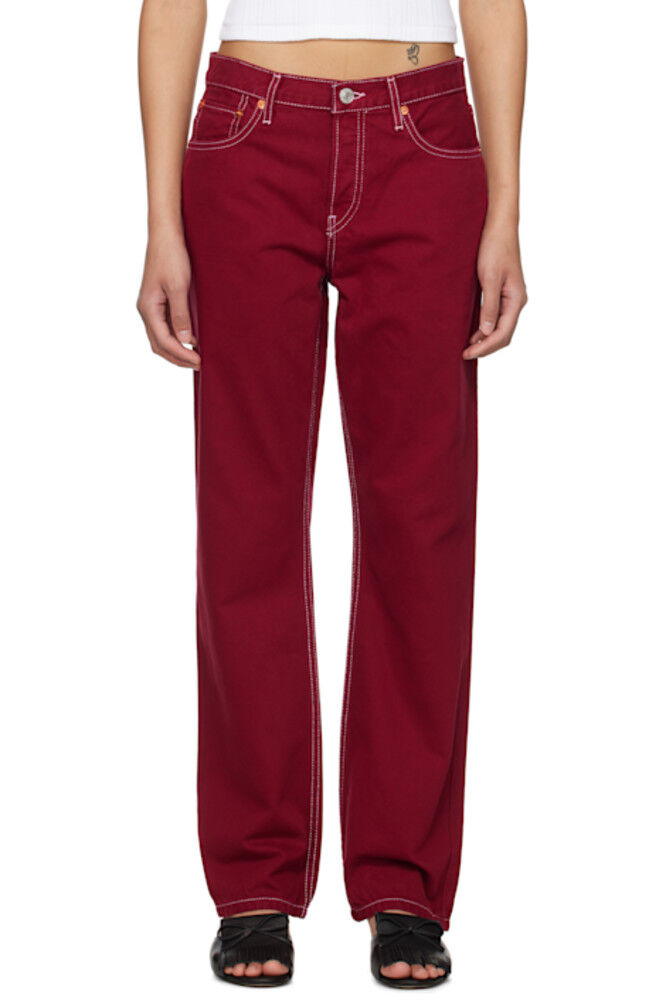 Красные джинсы «The Standard» Re/Done
Красные джинсы «The Standard» Re/Done