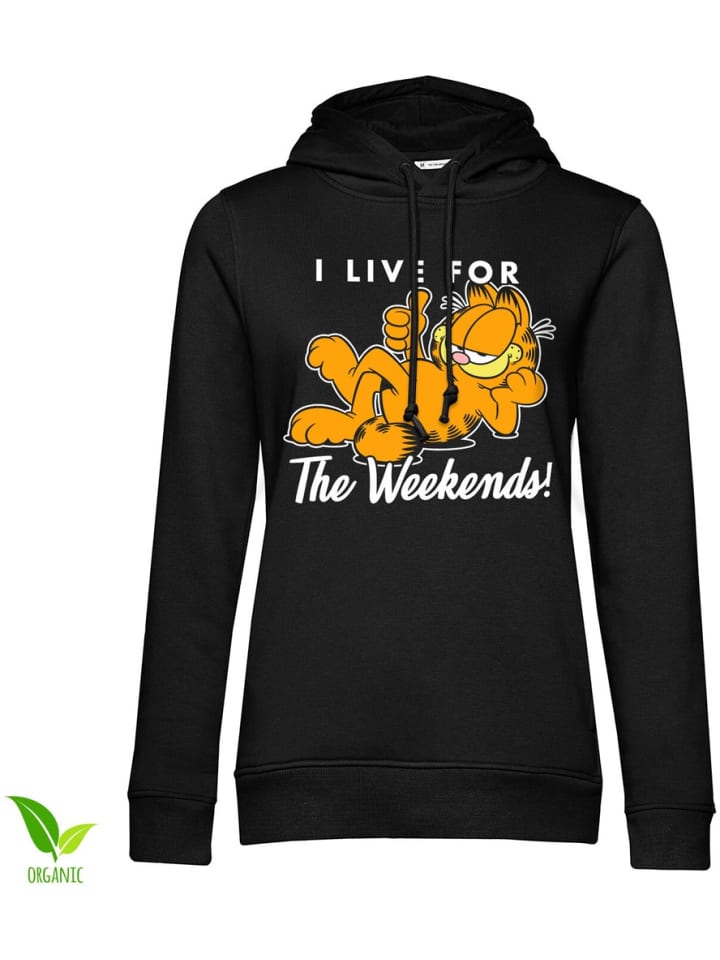 Толстовка черного цвета Garfield
Толстовка черного цвета Garfield