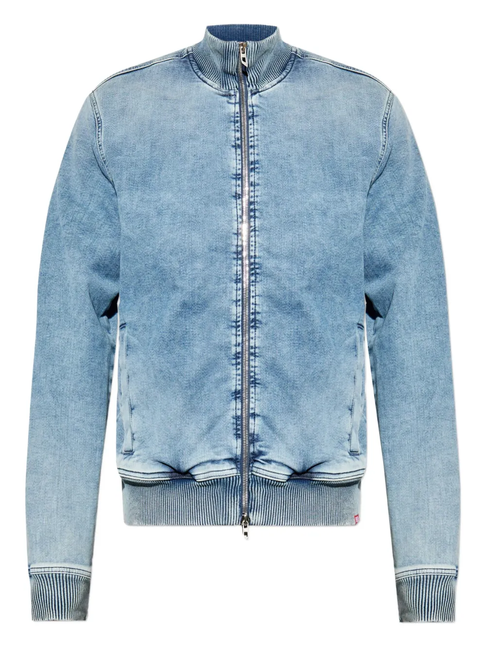 Джинсовая куртка на молнии спереди DIESEL, синий
Джинсовая куртка на молнии спереди DIESEL, синий