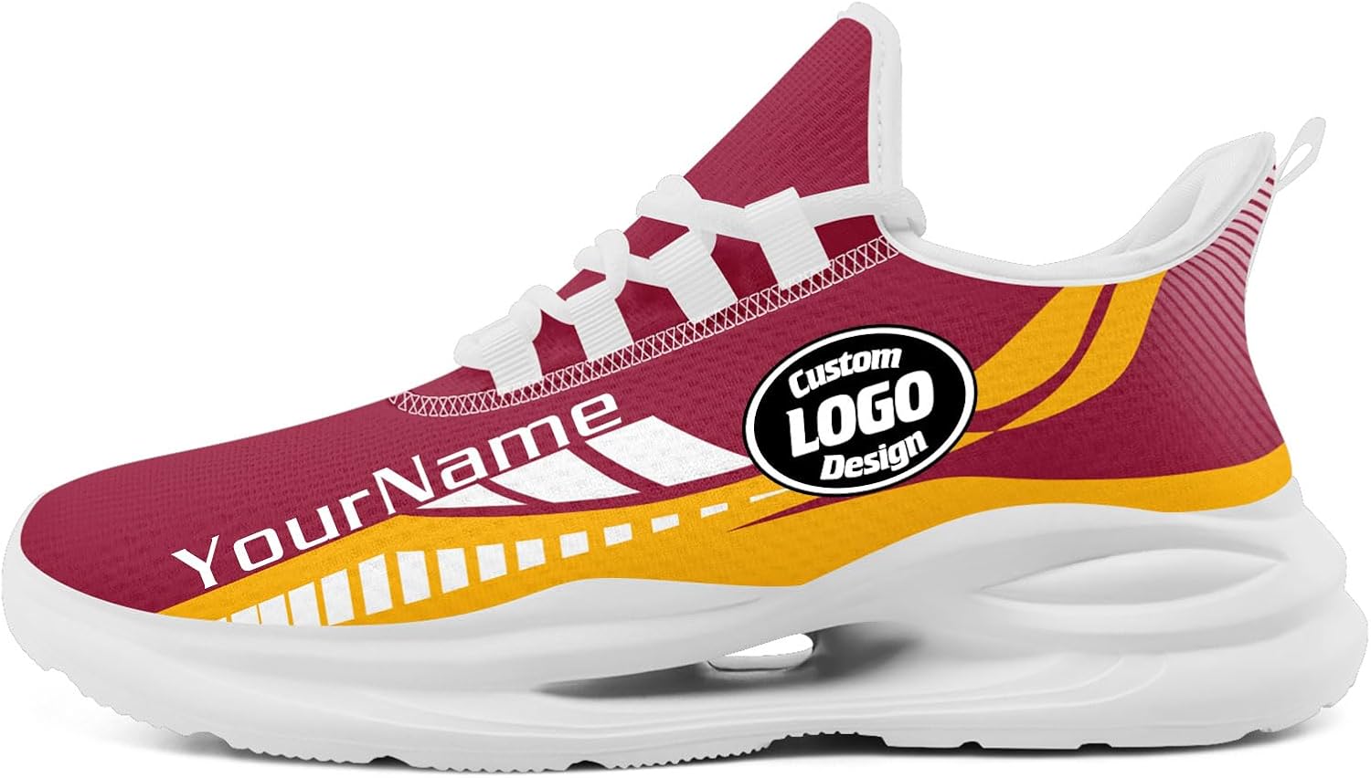 Кастомизированные спортивные кроссовки с логотипом для мужчин и женщин, легкие дышащие беговые кроссовки из сетки Coolcustomize, белый/желтый/розовый
Кастомизированные спортивные кроссовки с логотипом для мужчин и женщин, легкие дышащие беговые кроссовки из сетки Coolcustomize, белый/желтый/розовый