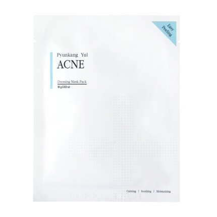 Pyunkang Yul ACNE Dressing Mask Pack, 1 маска, 0,63 унции (18 г)
Pyunkang Yul ACNE Dressing Mask Pack, 1 маска, 0,63 унции (18 г)
