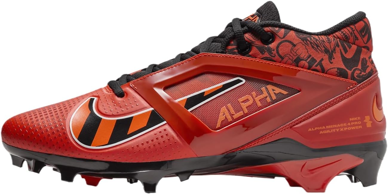 Футбольные бутсы Nike Alpha Menace 4 Elite (FD7036-600, университетский красный/командный красный/черный/белый), Picante Red/Bright Mandarin/Dragon Red/Black
Футбольные бутсы Nike Alpha Menace 4 Elite (FD7036-600, университетский красный/командный красный/черный/белый), Picante Red/Bright Mandarin/Dragon Red/Black
