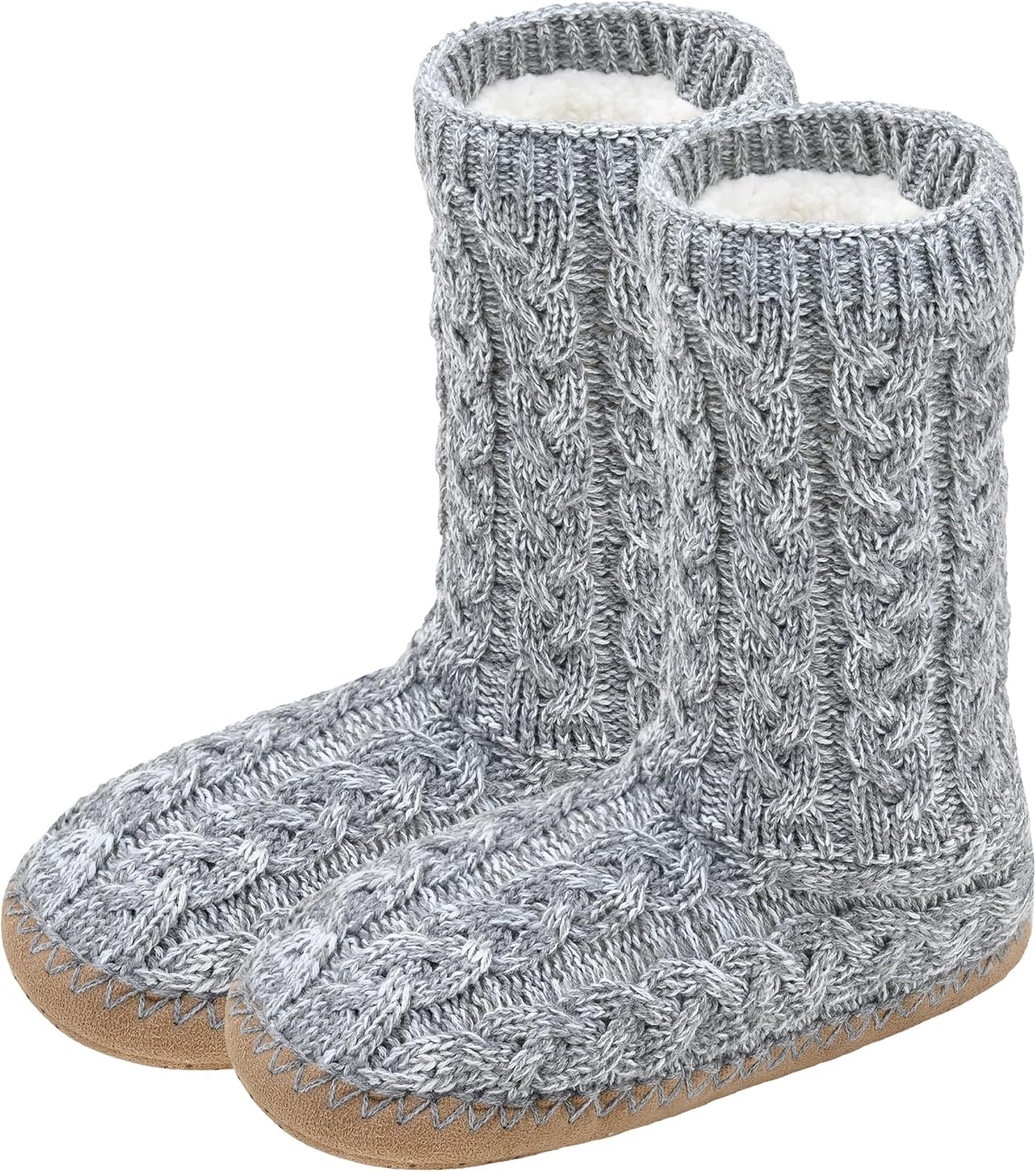 Мужские уютные тапочки Panda Bros для дома, пушистые домашние туфли с противоскользящей подошвой, зимние вязаные тапочки для тепла на полу, светло-серый
Мужские уютные тапочки Panda Bros для дома, пушистые домашние туфли с противоскользящей подошвой, зимние вязаные тапочки для тепла на полу, светло-серый